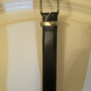 Men’s Black leather belt